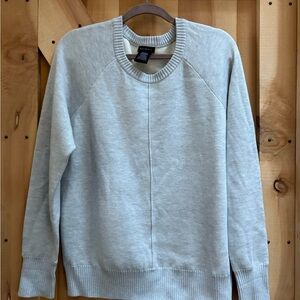 Cozy Light Gray Crewneck Sweater